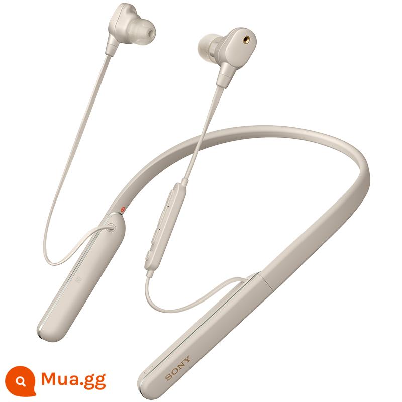 [Cung cấp trực tiếp chính thức] Tai nghe Bluetooth không dây chống ồn chủ động Sony/Sony WI-1000XM2 treo cổ - bạc bạch kim