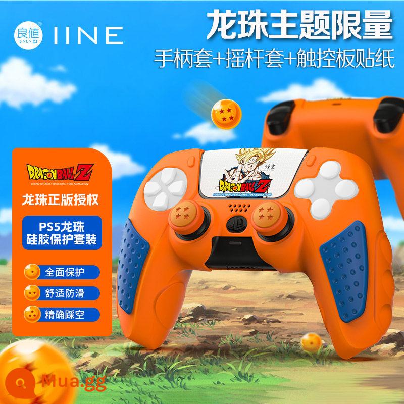 Bao silicon bảo vệ tay cầm PS5 chính hãng Bao silicon bảo vệ tay cầm PS5 Bao bảo vệ tay cầm chơi game PS5 Vỏ mềm chống trượt - Vỏ bọc điều khiển PS5 chính hãng giá tốt Vỏ bọc điều khiển mô hình Dragon Ball thế hệ 2 + 2 nắp + miếng dán