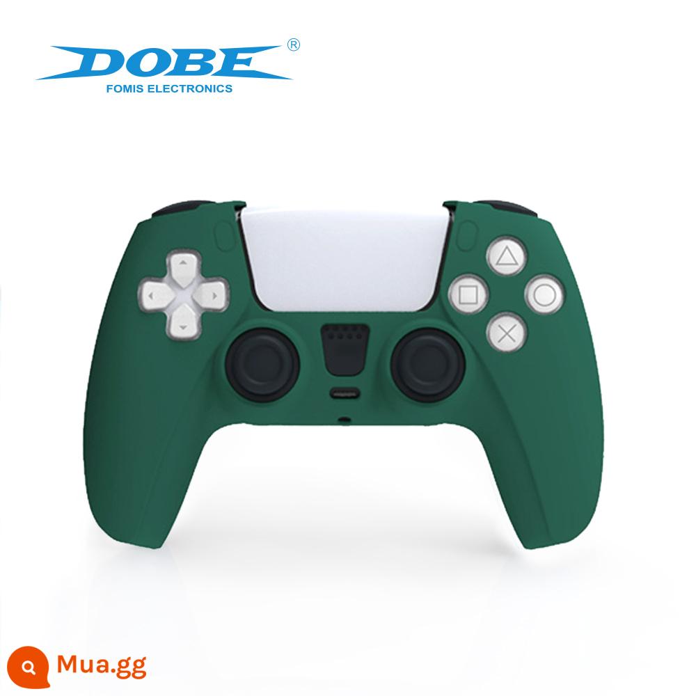 Bao silicon bảo vệ tay cầm PS5 chính hãng Bao silicon bảo vệ tay cầm PS5 Bao bảo vệ tay cầm chơi game PS5 Vỏ mềm chống trượt - Vỏ silicon tay cầm PS5 chính hãng DOBE màu xanh lá cây, miễn phí vỏ rocker móng vuốt mèo