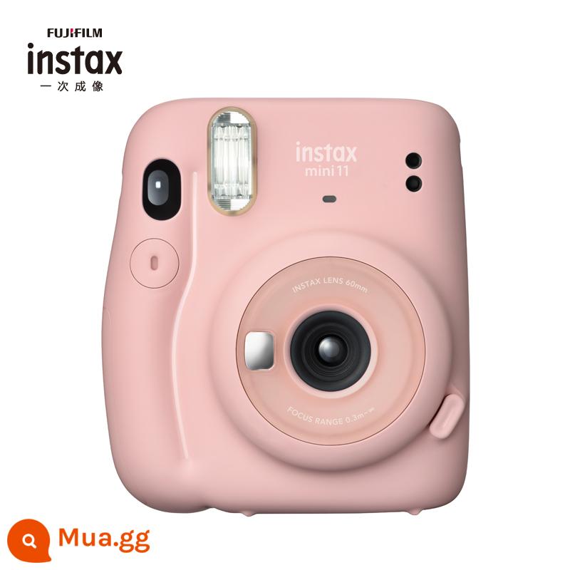 Máy ảnh Fuji mini11 Giấy ảnh Polaroid selfie làm đẹp nam nữ học sinh trẻ em hộp quà tặng máy ảnh hoạt hình - Bột anh đào đỏ thẫm