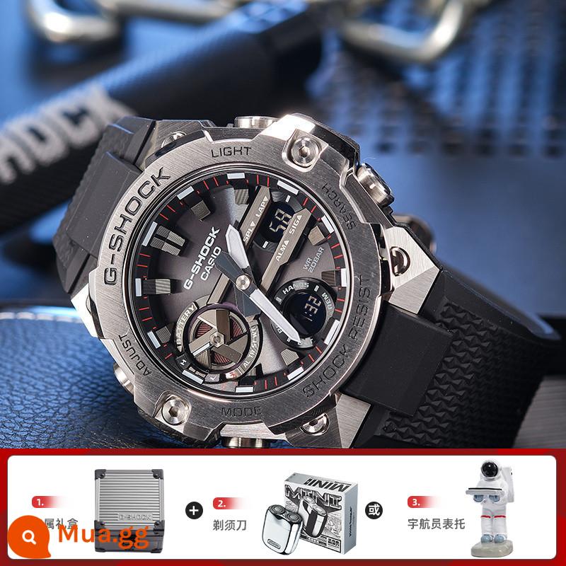 Đồng hồ CASIO nam gshock dập tắt phượng hoàng tim thép bốn thế hệ sáng kiên cường gst-b400 - 2. GST-B400-1APRT đi kèm hộp quà tặng độc quyền + giá đựng đồng hồ phi hành gia hoặc dao cạo râu