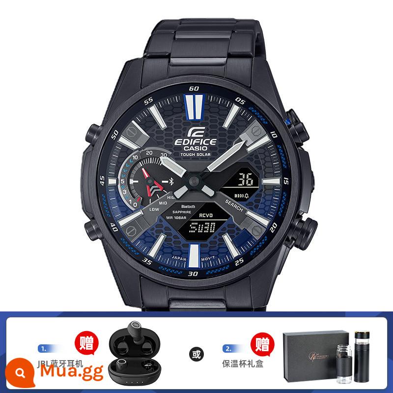 Đồng hồ CASIO Chủ đề đua xe dành cho các chàng trai Heart of Steel Business Ánh sáng kiên cường ECB-2000YPB-1APR - 13.ECB-S100YDC-2APR tặng kèm tai nghe Bluetooth JBL hoặc hộp quà tặng cốc giữ nhiệt