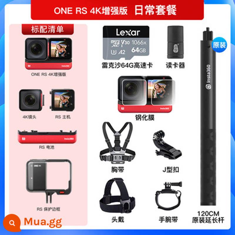 Camera 360 Shadowstone Camera chuyển động chống rung chống rơi toàn cảnh Insta360 ONE X2 - Bộ xe máy Insta360 one rs