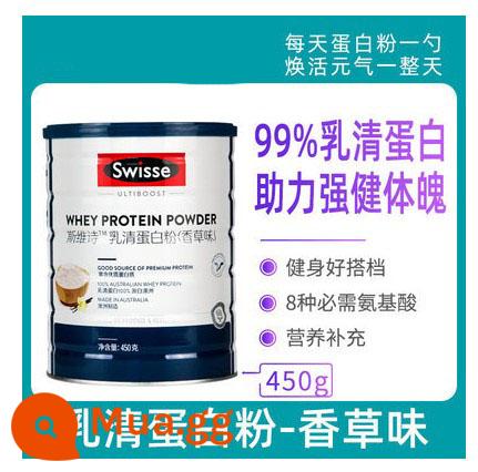 Swisse swish bột whey protein tập thể dục tăng cơ tăng cân bột dinh dưỡng người lớn tuổi bột protein thay thế bữa ăn người lớn - màu xanh da trời