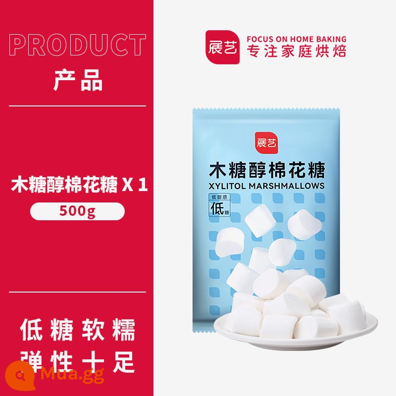 Bộ nguyên liệu làm bánh Marshmallow làm bằng tay bằng kẹo dẻo Zhanyi hoàn chỉnh - Kẹo dẻo Xylitol 500g