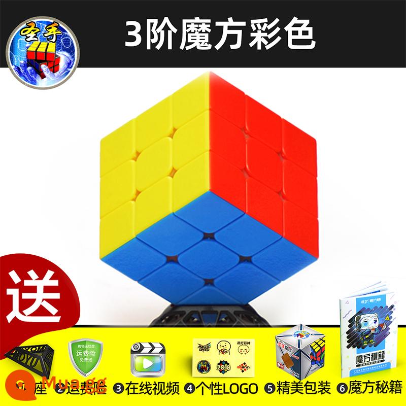 Thánh Tay Khối Lập Phương Rubik Hai Ba Bốn Năm 2453 Cấp Độ Đồ Chơi Giáo Dục Cho Trẻ Em Từ Người Mới Bắt Đầu Đa Dạng Vô Hạn Thi Đấu - Màu khối Rubik cấp 3