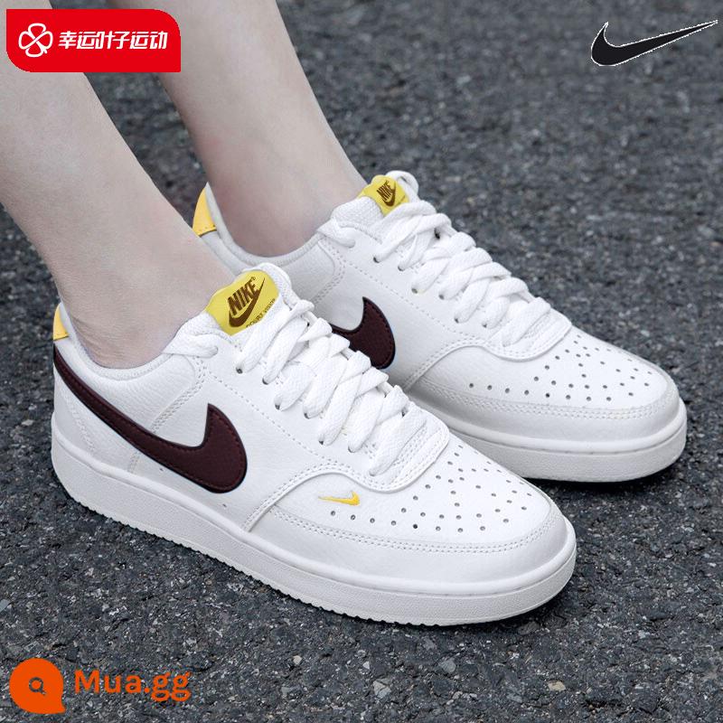 Giày Nike Nữ Chính Thức Flagship Store Mùa Xuân 2023 AJ Air Force One Thấp Đầu Giày Trắng Giày Nữ - CD5434-117/cheesecourt/một cỡ quá lớn