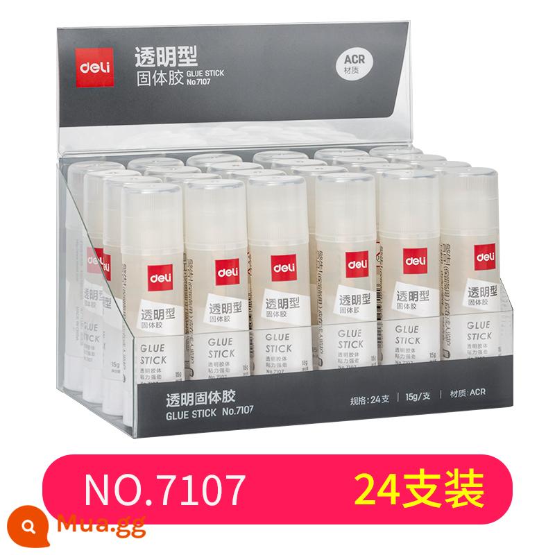 Keo dính mạnh mẽ cỡ lớn 12-21g văn phòng phẩm học sinh hình bút trong suốt chắc chắn 36g keo đặc công suất lớn que sinh viên mẫu giáo handmade thạch keo dính keo đặc độ nhớt cao - 15g/24 miếng (màu thạch ACR)