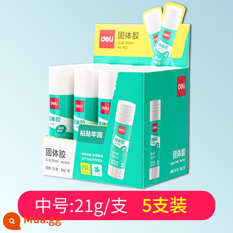 Keo dính mạnh mẽ cỡ lớn 12-21g văn phòng phẩm học sinh hình bút trong suốt chắc chắn 36g keo đặc công suất lớn que sinh viên mẫu giáo handmade thạch keo dính keo đặc độ nhớt cao - Loại khô nhanh (công thức không chứa PVA formaldehyde) 5 gói