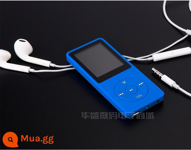 Máy nghe nhạc MP3mp4 nam nữ sinh viên Tiếng Anh Walkman di động nhỏ gọn p6 siêu mỏng thẻ ghi âm sách điện tử p5 - màu xanh da trời