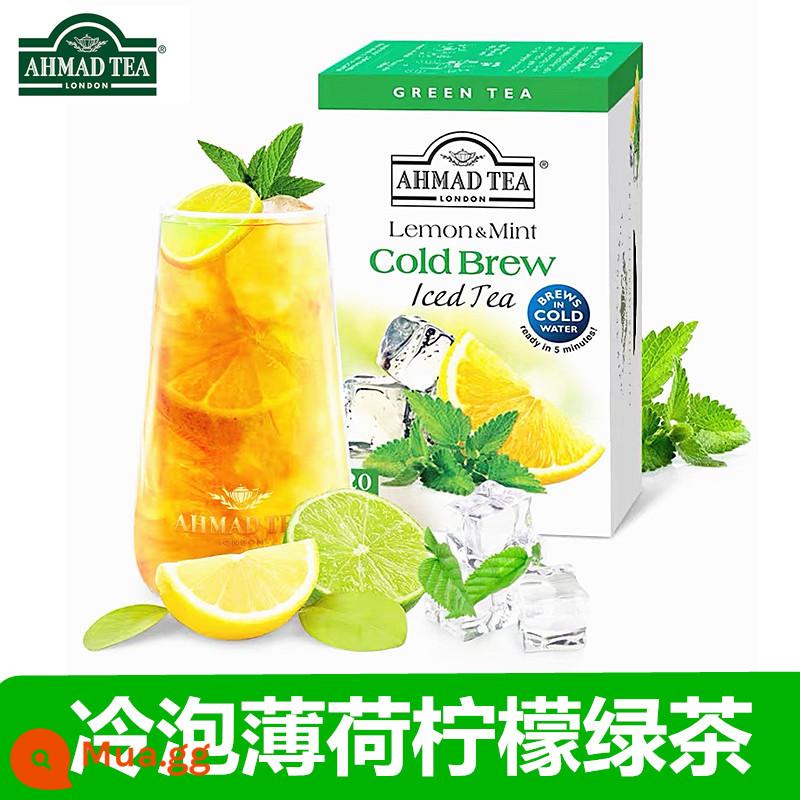 [Mua 3 tặng 1] Trà Đen Chanh Chanh Túi Trà Cold Brew Tea Cold Brew Tea Frozen Lemon Tea 20 Gói AHMADTEA - Trà xanh chanh bạc hà lạnh