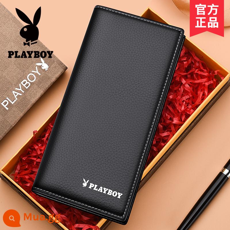 Ví Nam Playboy Da Thật 2021 Ví Mới Da Bò Nguyên Chất Phiên Bản Dài Đựng Thẻ Ví Chính Hãng Dành Cho Sinh Viên Đại Học - [Hộp quà sưu tập] Da bò lớp ngoài 0421