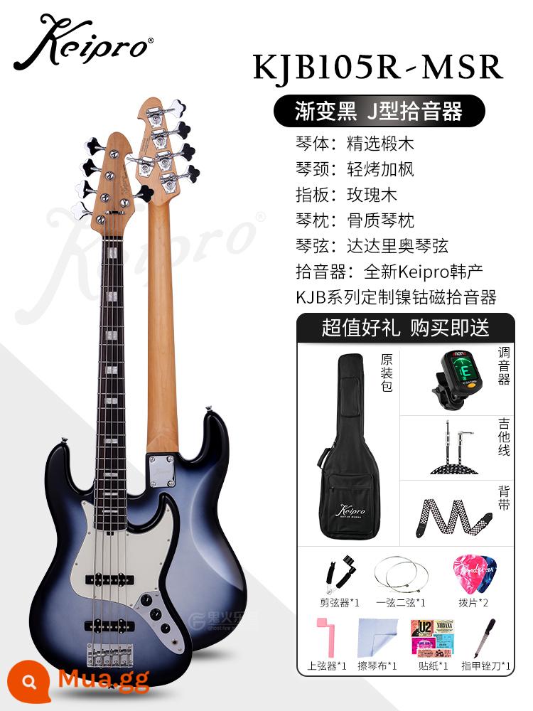 2022 MỚI KEIPRO KJB100 FULL SERIES CỦA BASS BASS BẮT ĐẦU - [Năm dây] KJB105R-MBK màu đen gradient