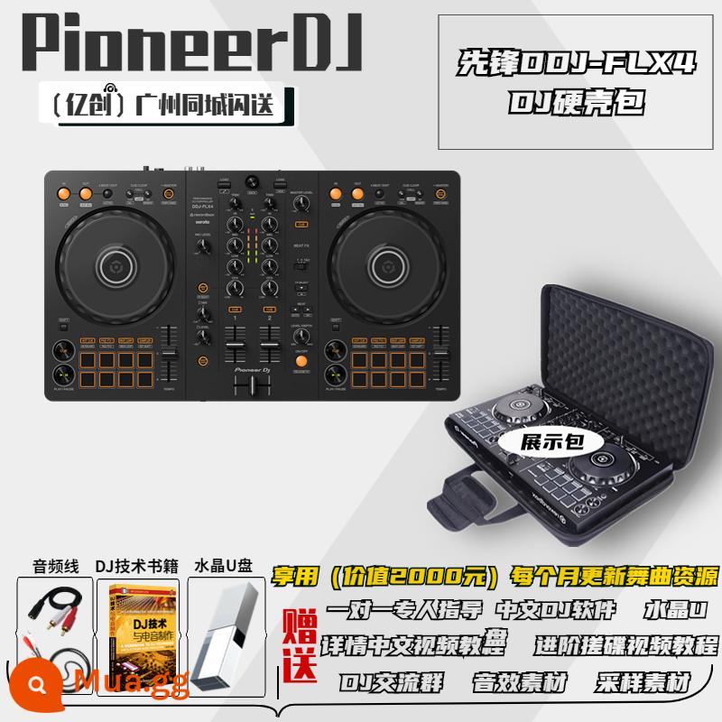 Pioneer/Pioneer DDJ-400 DDJ-FLX4 Bộ điều khiển DJ Bộ điều khiển DJ Bộ điều khiển DJ Pioneer cấp cơ bản - Túi Pioneer DDJFLX4+DJ phong cách mới