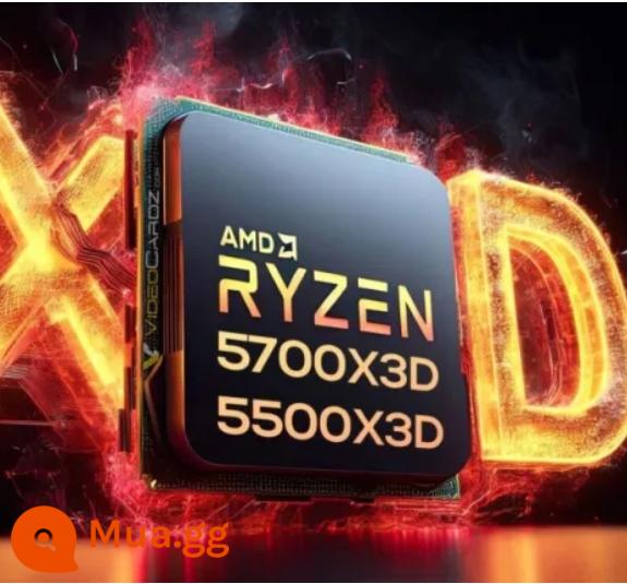 SPOT AMD RYZEN 5800X3D Hộp bộ xử lý CPU được liên kết 5900X 5950X Non -Loose Tablet - Chip rời AMD 5800X3D