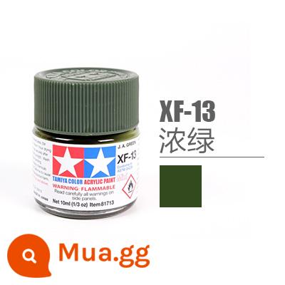 【Mẫu 3G】Mô hình sắc tố sơn Tamiya Sơn gốc nước đặc biệt Dòng mờ XF1-XF24 10mL - XF13 xanh đậm