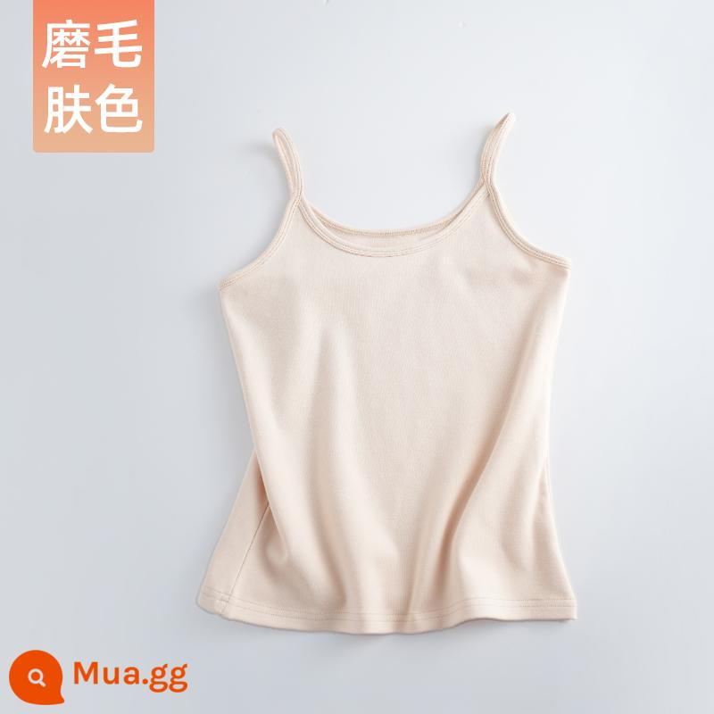 Cotton nguyên chất yếm nữ bên trong đế nhỏ màu đen mỏng phần tự canh tác màu trắng mùa hè áo khoác ngoài chất béo mm kích thước lớn hàng đầu - Màu da mịn màng