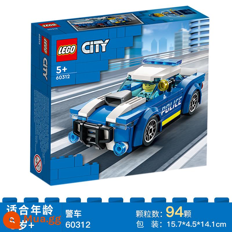 Lego Khối Xây Dựng Dòng Thành Phố Máy Bay Chữa Cháy Những Người Bạn Tốt Bé Trai Và Bé Gái Lắp Ráp Xe Thể Thao Đồ Chơi Hộp Nhỏ Bộ Khởi Đầu - Xe cảnh sát 60312