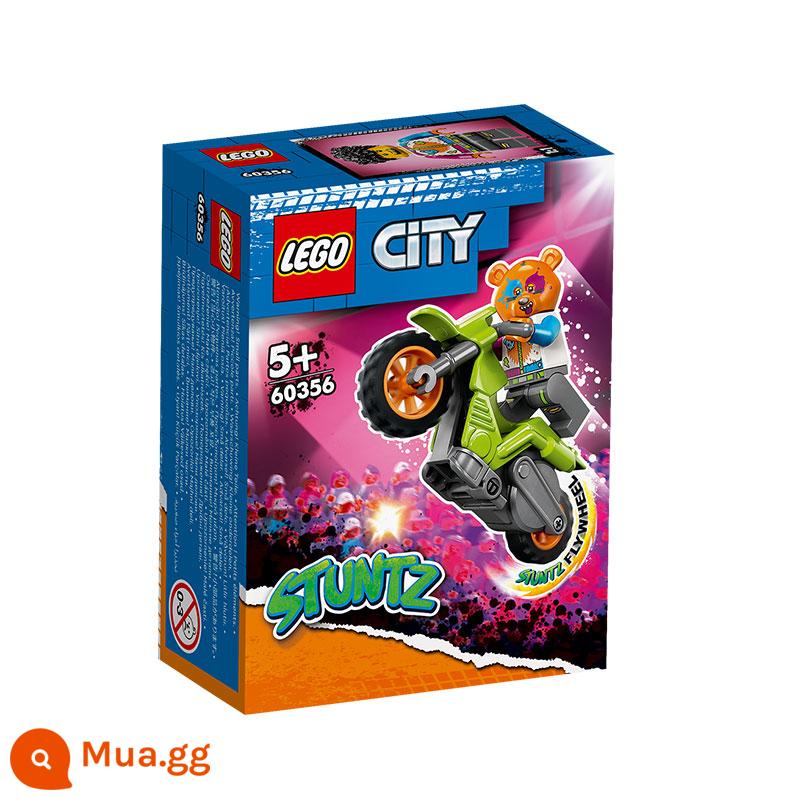 Lego Khối Xây Dựng Dòng Thành Phố Máy Bay Chữa Cháy Những Người Bạn Tốt Bé Trai Và Bé Gái Lắp Ráp Xe Thể Thao Đồ Chơi Hộp Nhỏ Bộ Khởi Đầu - Xe máy đóng thế Mạnh Hùng 60356