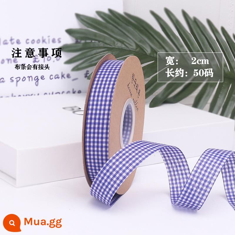 Ins Gấu Mini Feinan Tuyết Trang Trí Bánh Hộp Đóng Gói Trong Suốt 2 Inch Vòng Giấy Trong Suốt Hộp Bánh Mousse - Như trong hình Ruy băng kẻ sọc tím 2cm