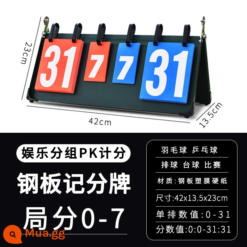 Bảng điểm bảng điểm có thể được lật lại bảng điểm bóng rổ bảng điểm bi-a bảng trò chơi bảng điểm bóng bàn - Whale F601 mới với mẫu thép tấm chi nhánh cục