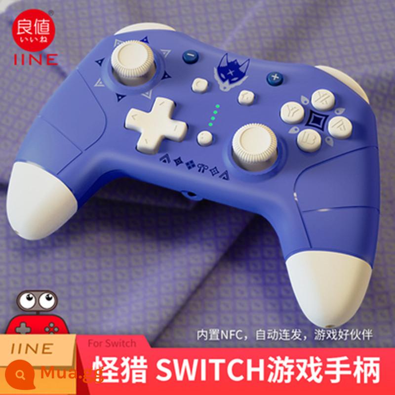 Liangzhi Switch Pro Lang Giá trị không dây Thức dậy Bluetooth GamePad Four -Genation Cat -shaped NS Jet - Tay cầm không dây bằng giọng nói đánh thức thế hệ thứ 4 có giá trị tốt Monster Hunter