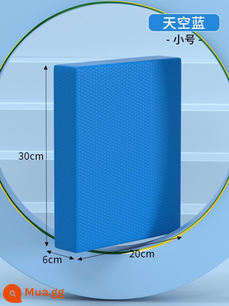Cân Bằng Thảm Nam Thảm Tập Thể Dục Tại Nhà Quả Tạ Cuốn Bấm Cơ Ngực Mềm Miếng Lót Core Tập Bụng Bánh Xe Yoga Thảm Quỳ - Màu xanh da trời-kích thước nhỏ (30*20*5cm) mềm mại và đàn hồi