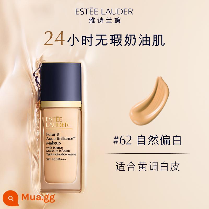 [Li Jiaqi Live Room] Estee Lauder Qin Water Foundation Dưỡng ẩm, nuôi dưỡng, che khuyết điểm, chống nắng, nhẹ nhàng và không tì vết - 1W0#62 tông vàng da trắng