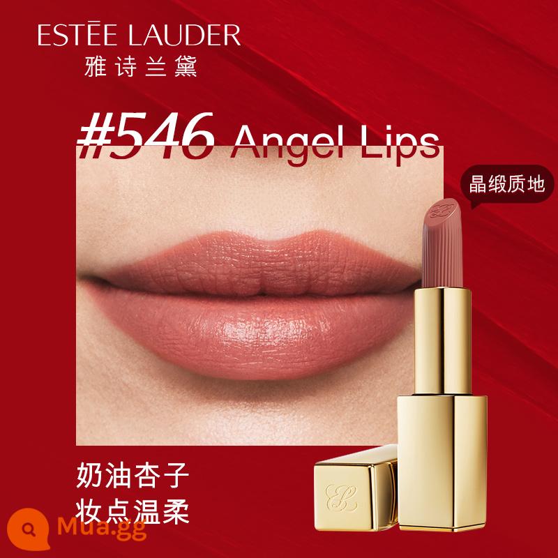 [Hàng Tết] Estee Lauder chiêm ngưỡng son môi trắng lâu trôi không phai 520 confession đỏ 420 màu đậu - #546 Crystal Satin Phiên bản