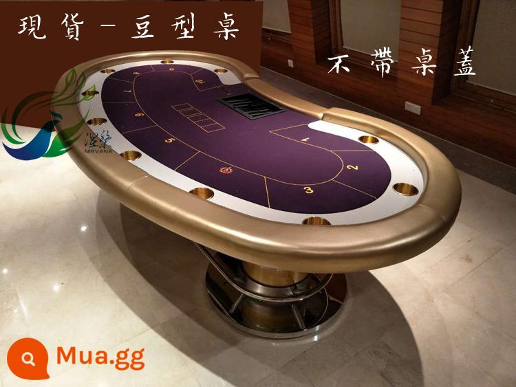 Bàn Texas hold'em bàn cờ hai mục đích bàn hội nghị bàn poker tùy chỉnh - Mẫu E không nắp có sẵn 240x120x80cm