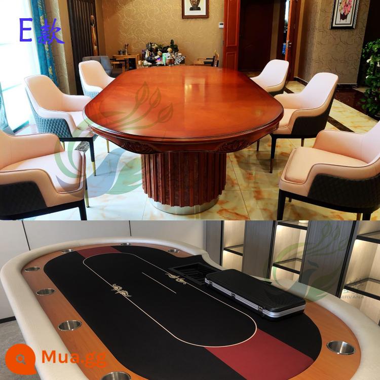 Bàn Texas hold'em bàn cờ hai mục đích bàn hội nghị bàn poker tùy chỉnh - Loại E có nắp 260x140x80cm