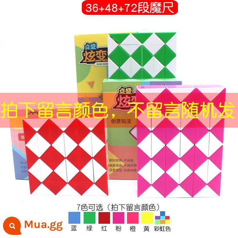 Đa Dạng Ma Thuật Thước 24 Phần 36/48/60/72/96/240 Phần Lớn Trẻ Mẫu Giáo Khối Rubik Đồ Chơi Giáo Dục - 36 đoạn + 48 đoạn + 72 đoạn (sách thước đo ma thuật miễn phí)