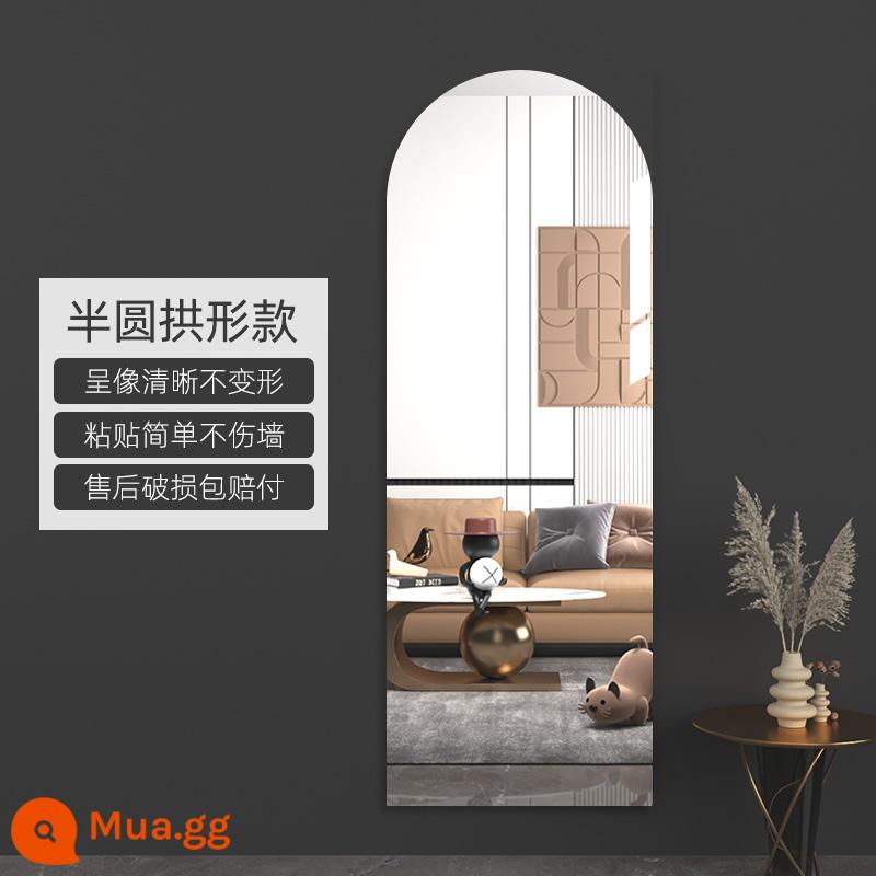 Gương toàn thân acrylic dán tường gương mềm tự dính cửa gương gương toàn thân độ nét cao không đục lỗ nhãn dán gương tủ quần áo ẩn - Mô hình vòm 30 * 120cm [hình ảnh độ phân giải cao❤ đảm bảo hư hỏng và biến dạng]