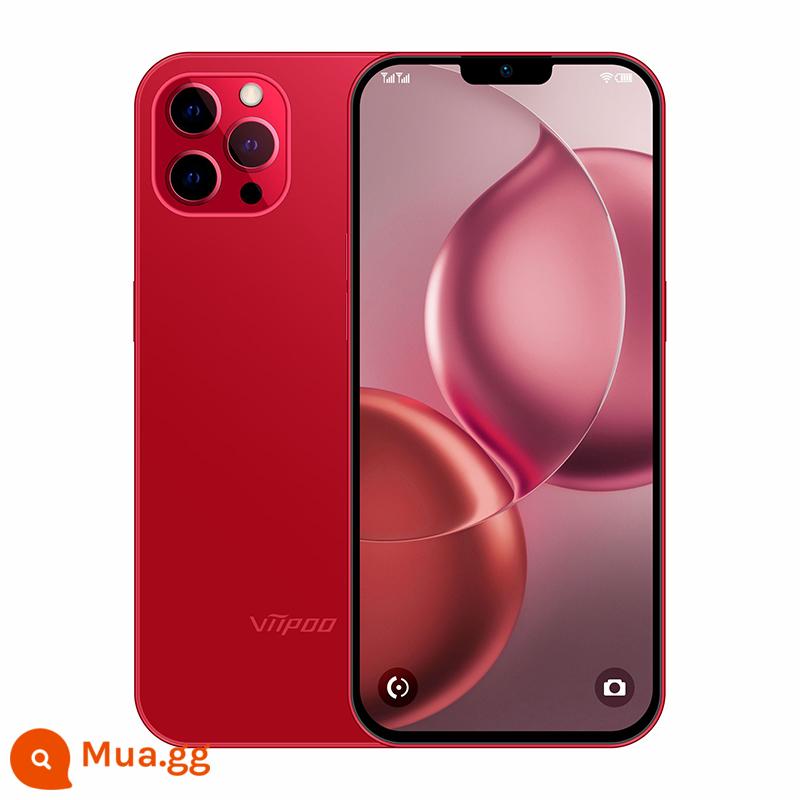 VIIPOO 13Pro sản phẩm mới ra mắt trò chơi giá sinh viên màn hình lớn 100 nhân dân tệ điện thoại thông minh camera Netcom Android đầy đủ - Trung Quốc đỏ