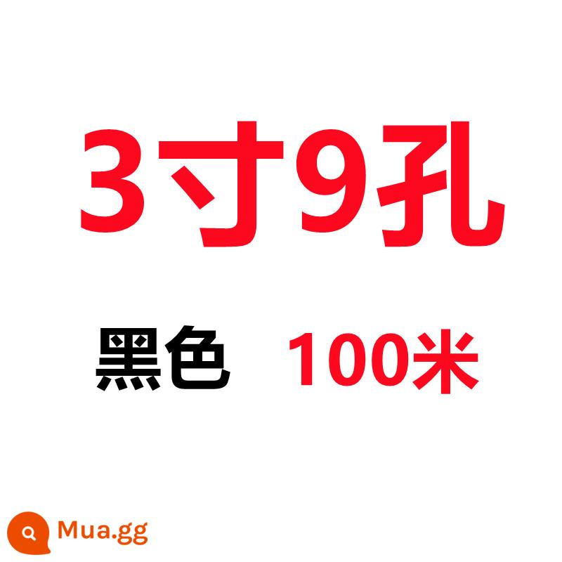 Ống tưới nhỏ giọt nông nghiệp vành đai phun vi mô vành đai tưới tiết kiệm nước vành đai tưới nhỏ giọt vành đai tưới phun vành đai đầu nối ống - 3 inch dập nổi dày 9 lỗ 100 mét