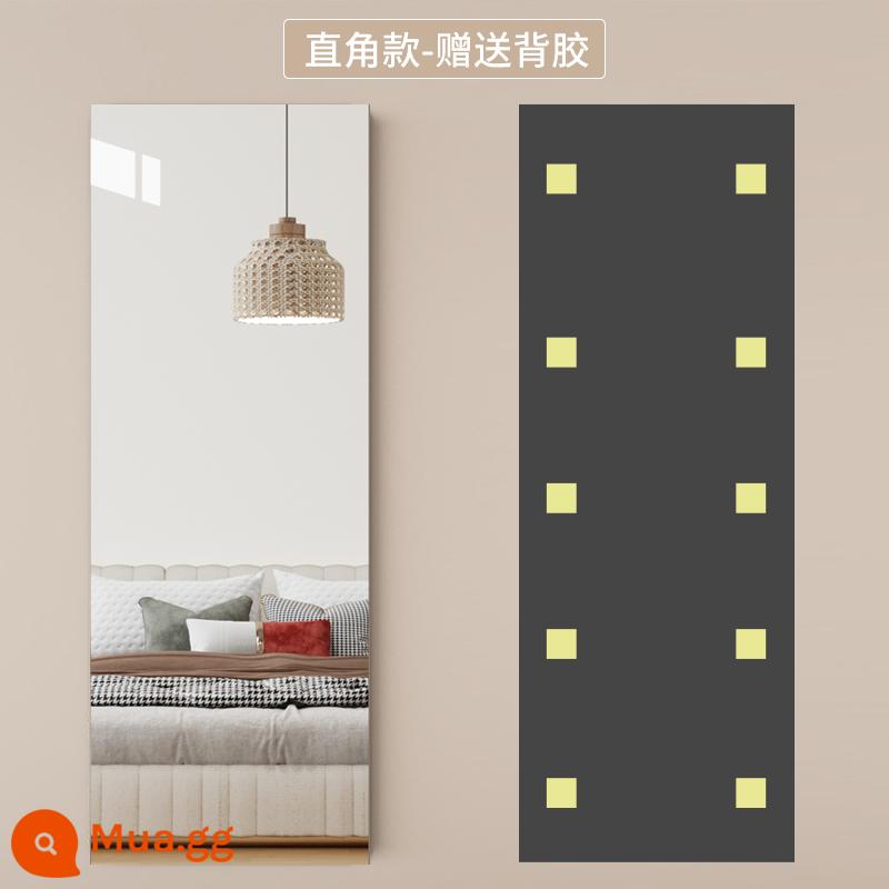 Đơn giản độ nét cao acrylic mềm gương treo tường gương toàn thân tự dính gương toàn thân gương toàn thân tại nhà phòng ngủ thấu kính nhãn dán tường - Góc vuông 20 * 60cm [hình ảnh độ phân giải cao❤Đảm bảo hư hỏng]