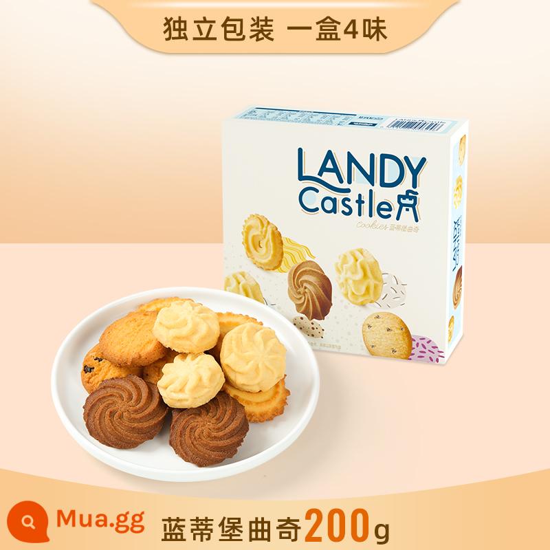 Daliyuan Delicious Landy Fort Cookies Kem Bao bì nhỏ độc lập Đồ ăn nhẹ Đồ ăn nhẹ Đồ ăn nhẹ Đồ ăn nhẹ - Bánh quy Landiburg 200g/hộp [kem+cà phê+nho+kem]