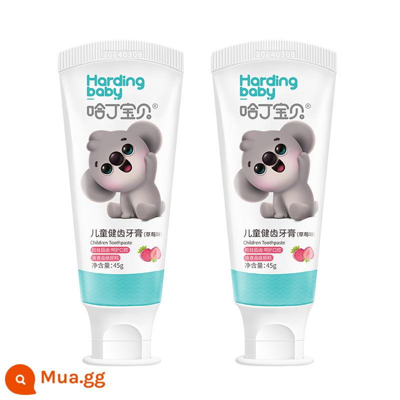 1.2L Harding Baby Dầu gội và sữa tắm cho trẻ em Dầu gội hai trong một Dầu gội cho trẻ em Sữa tắm cho trẻ em - 1 tuýp kem đánh răng hương dâu 45g