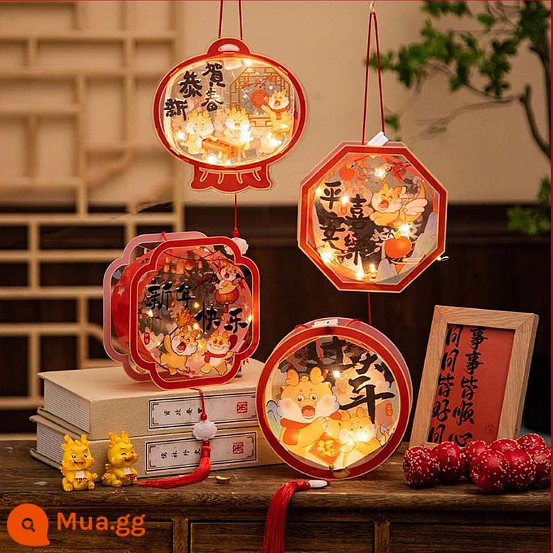 Tết Trung Thu 2023 Trẻ Em Hoạt Hình Di Động Đèn Lồng Mẫu Giáo Thỏ Phát Sáng Đồ Chơi Halloween Sáng Tạo Món Quà Nhỏ - Bán buôn đèn lồng DIY kiểu Trung Quốc PVC 10 chiếc