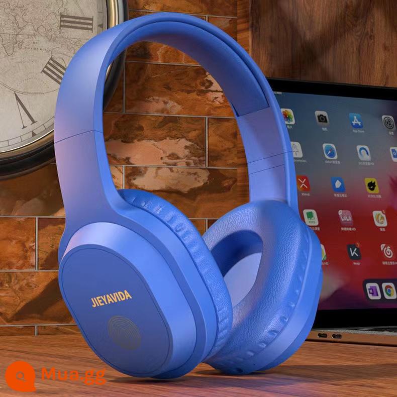 Tai nghe Bluetooth gắn trên đầu trò chơi máy tính di động thích hợp cho Apple Huawei Xiaomi màu đỏ Meizu oppovivo không dây - Lake Blue - Flagship Pro [cảm ứng thông minh + thời lượng pin 80% + không bị trễ + giọng nói giảm tiếng ồn + chế độ kép nhạc trò chơi + kết nối lại tự động + âm thanh nổi HIFI + thời lượng pin gấp đôi]