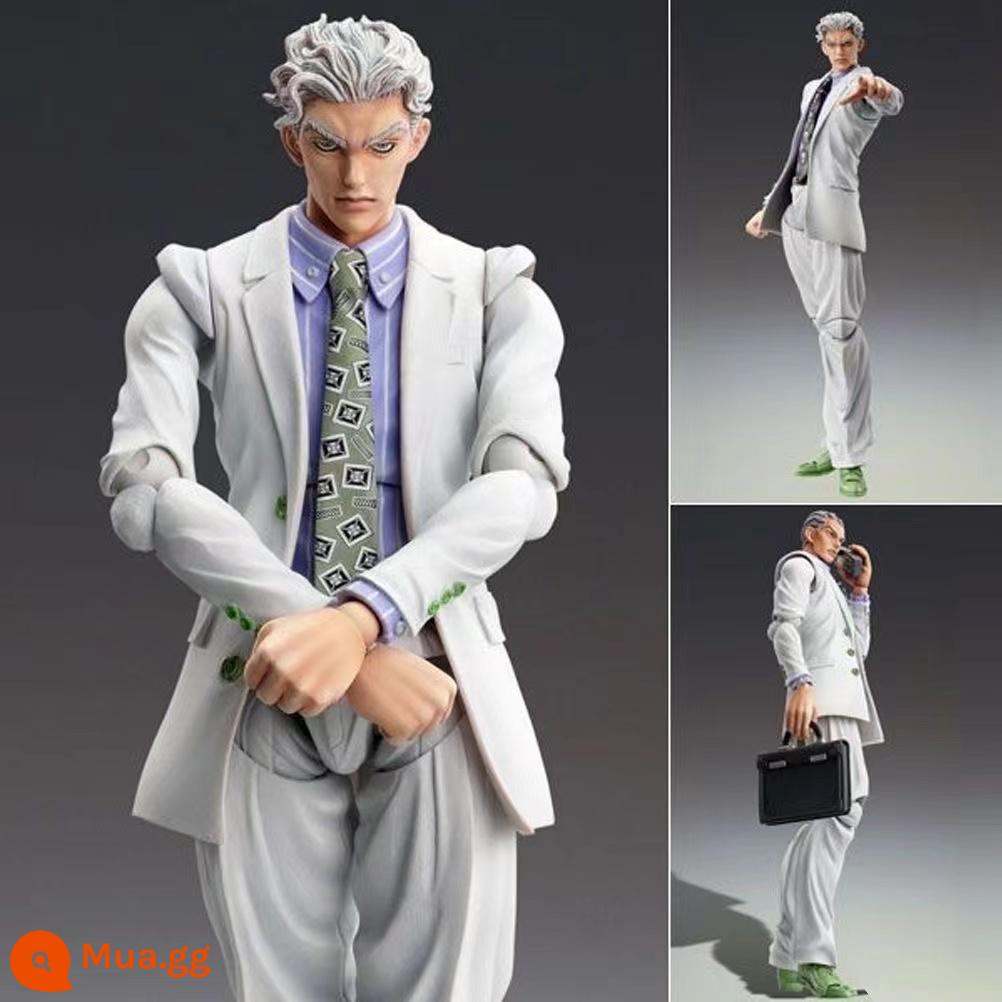 JOJO's Bizarre Adventure Super Like Movable Immortal Diamond Killer Queen Kira Yoshikage Mèo trắng Mô hình mèo hồng - Yoshikage Kira siêu di chuyển màu trắng