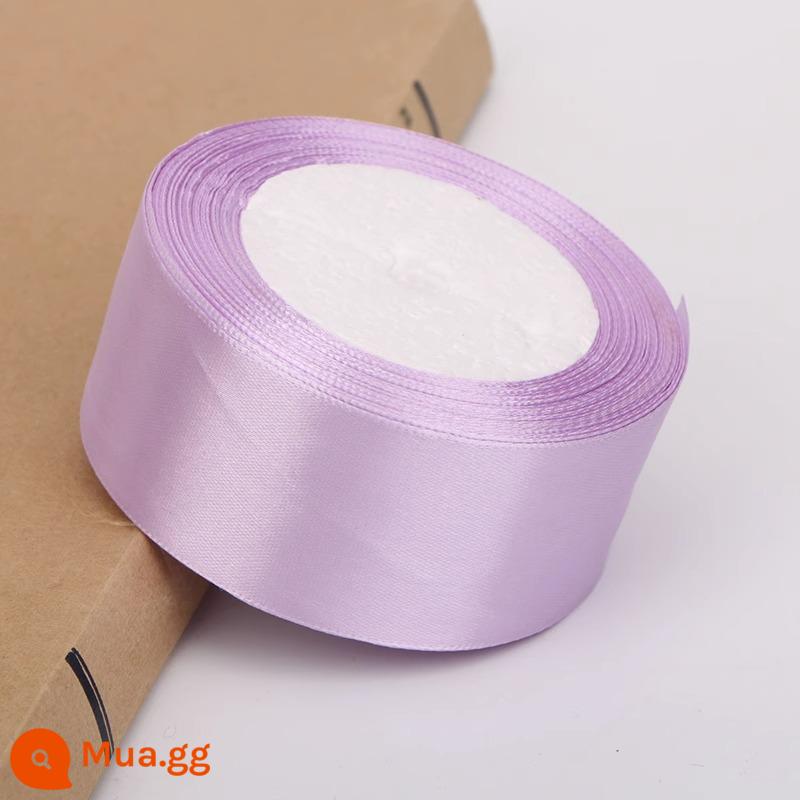 4Cm Ruy Băng Hoa Hoa Hồng Trang Trí Handmade DIY Dây Bện Tặng Ruy Băng Đỏ Nơ Satin - Màu tím (ba cuộn bất kỳ có giá 3,5 nhân dân tệ mỗi cái)