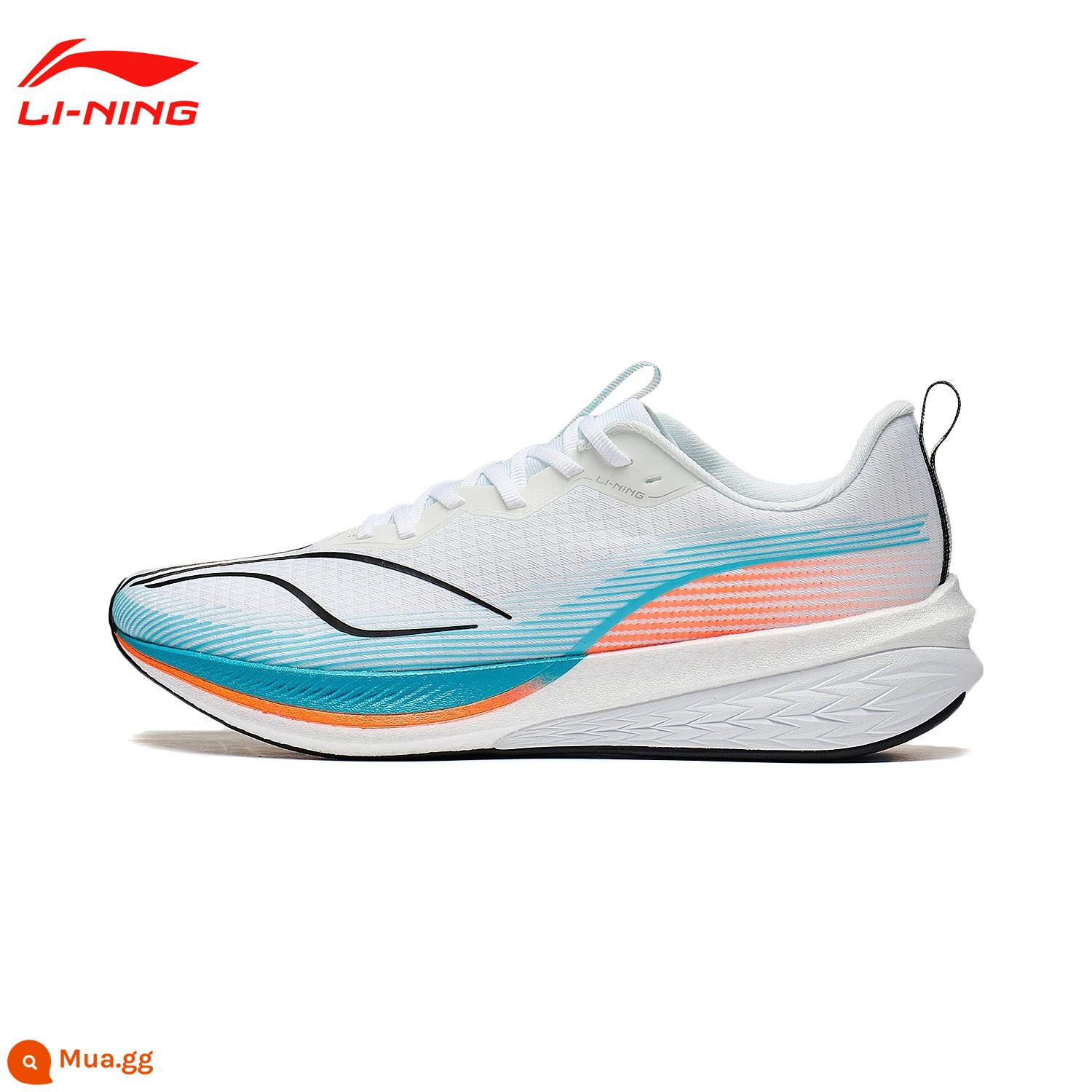 Giày chạy bộ Li Ning Chitu 5PRO dành cho nam và nữ mùa thu đông siêu nhẹ chống thấm nước thoáng khí chống sốc giày thể thao chuyên nghiệp - [Thỏ Đực đực 6pro Winter] Trắng chuẩn/Xanh biển