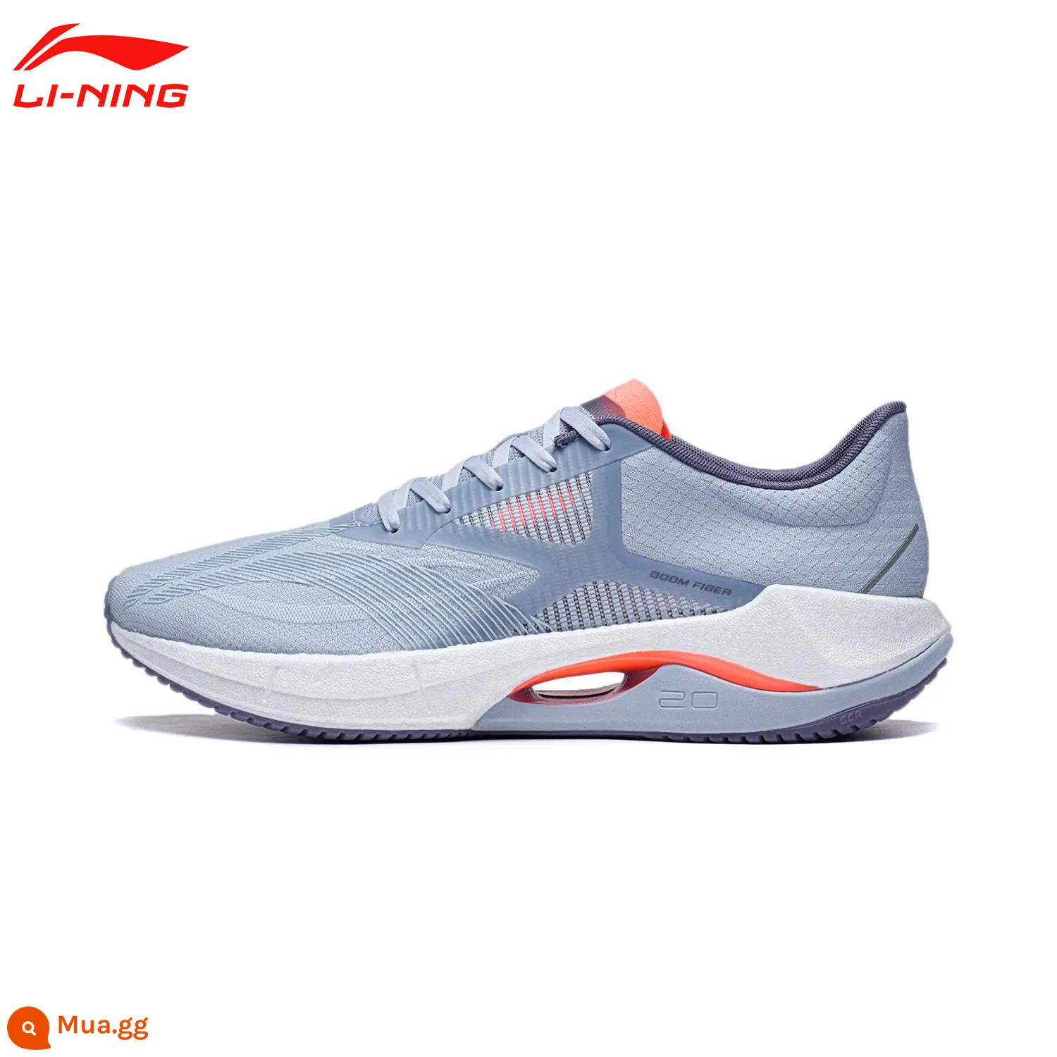 Giày chạy bộ thế hệ thứ 20 siêu nhẹ Li Ning dành cho nam và nữ mùa xuân 2023 bề mặt lưới nhẹ thoáng khí có độ đàn hồi cao nhẹ giày chạy bộ đua xe chuyên nghiệp - [Nam Siêu Nhẹ 20] T001-12 Xanh Da Trời