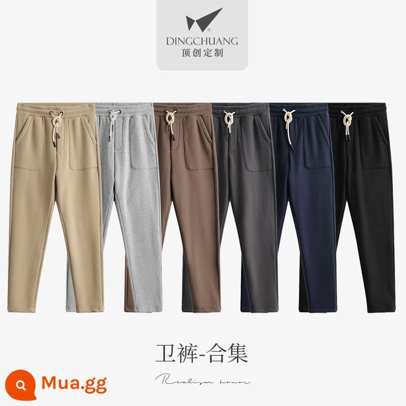 Cổ tròn dày cotton T áo liền quần tùy chỉnh in logo công ty ngoài trời hoạt động xây dựng đội nhóm thêu tùy chỉnh tay dài đội quần áo - bộ sưu tập quần thể thao