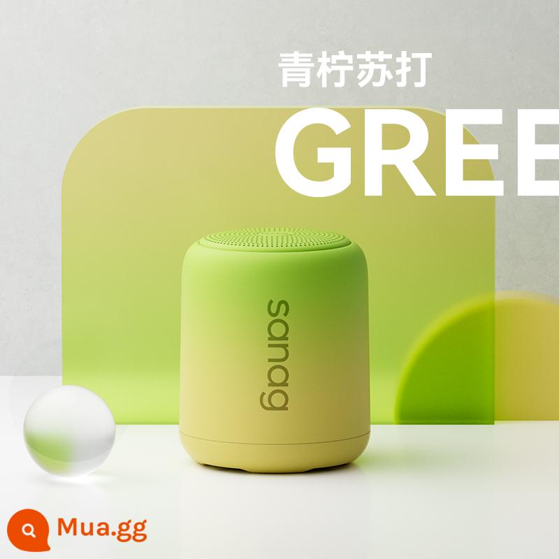 Loa không dây âm thanh Bluetooth Sanag Senna nhỏ di động mini ngoài trời loa siêu trầm siêu nặng chất lượng âm thanh cao - Lime Soda [Giới hạn 800 chiếc trên toàn thế giới + hộp quà tùy chỉnh + chất lượng âm thanh HiFi không bị méo tiếng + siêu trầm]