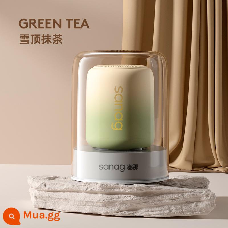 Loa không dây âm thanh Bluetooth Sanag Senna nhỏ di động mini ngoài trời loa siêu trầm siêu nặng chất lượng âm thanh cao - Snow Top Matcha [dòng màu ấm giới hạn 500 chiếc trên toàn thế giới + hộp pha lê tùy chỉnh + chất lượng âm thanh không bị méo tiếng HIFI + loa siêu trầm siêu trầm]