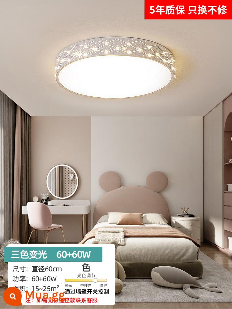 Đèn phòng ngủ 2022 Net Red Led LED trần -Phòng ngủ Đèn chiếu sáng Zhongshan Master Phòng ngủ Trang trí ánh sáng Đèn tối giản hiện đại - Hạt dứa 60cm 3 màu↑phiên bản nâng cấp