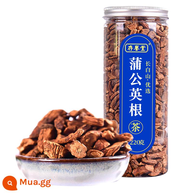 Trà rễ bồ công anh hàng khô hoang dã 500g Núi Trường Bạch trà đen đích thực pugu Ding chiên pugongying nguyên chất không có loại đặc biệt - [Trà rễ bồ công anh] 1 hộp (đặc 220g)