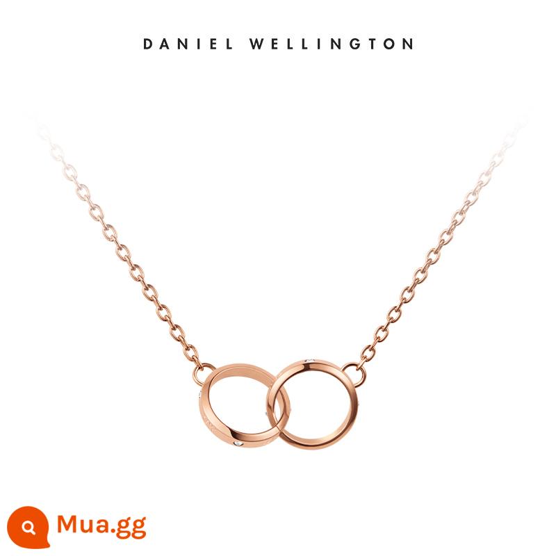 Vòng cổ dw cặp đôi cùng đoạn LUMINE star series vòng đôi nhỏ vòng cổ xương quai xanh Daniel Wellington - Hoa hồng vàng